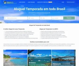Brfo.com.br(Aluguel de temporada de casas e apartamentos) Screenshot