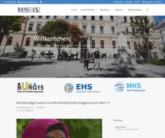 Brgorg15.at(Bundesrealgymnasium und Oberstufenrealgymnasium Wien 15) Screenshot