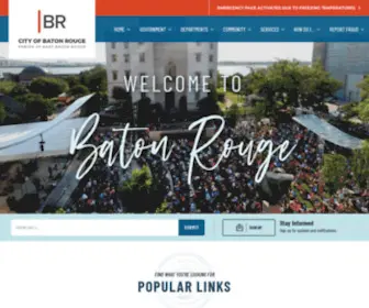 Brgov.com(The Official Website of the City of Baton Rouge/Parish of East Baton Rouge Government) Screenshot