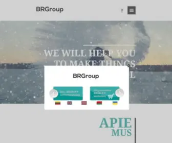 BRgroup.lt(Baltic Refrigeration Group) Screenshot