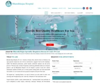 Brhospitals.com(Bharathirajaa Hospital and Research Centre Call Us) Screenshot