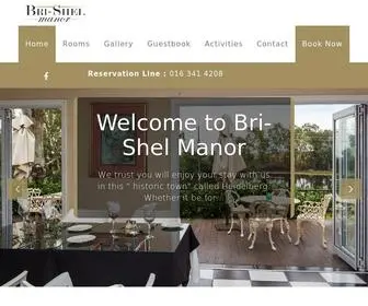 Bri-Shel.co.za(Bri-Shel Manor) Screenshot