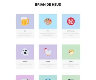 Brian.jp(Portfolio) Screenshot