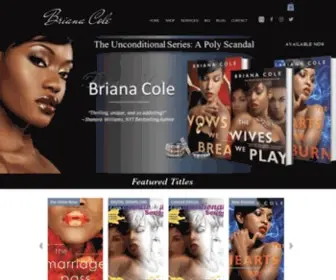 Brianacole.com(Author Briana Cole) Screenshot