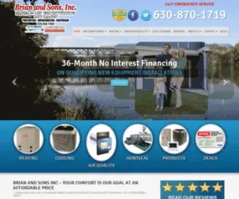 Brianandsons.com(Air Conditioner Replacement Aurora) Screenshot