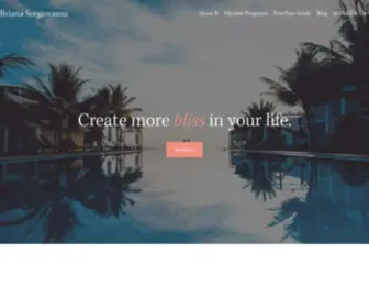 Brianasorgiovanni.com(Briana Sorgiovanni Mindset Coaching) Screenshot