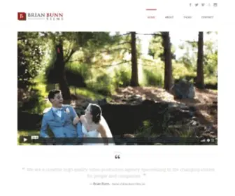 Brianbunnfilms.com(Charlotte Wedding Videography) Screenshot