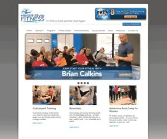Briancalkins.com(Cincinnati personal training) Screenshot