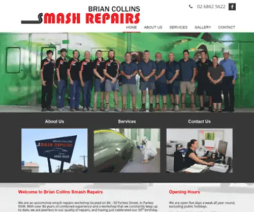 Briancollinssmash.com.au(Brian Collins Smash Repairs) Screenshot