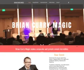 Briancurrymagic.com(Home) Screenshot