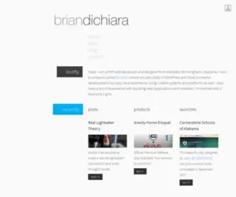 Briandichiara.com(Developer) Screenshot