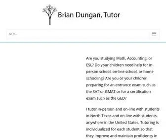 Briandungan.com(Brian Dungan Tutoring) Screenshot