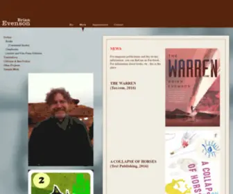 Brianevenson.com(Brian Evenson) Screenshot