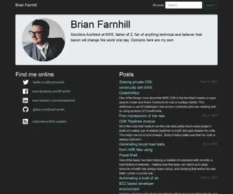 Brianfarnhill.com(Brian Farnhill) Screenshot