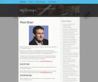 Brianfishbach.com(BRIAN FISHBACH) Screenshot