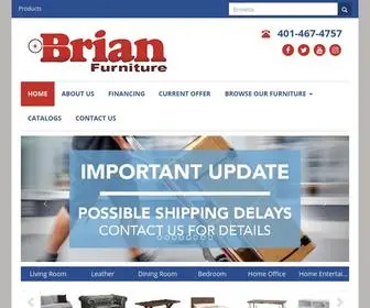 Brianfurnitureonline.com(Providence RI Furniture Store) Screenshot