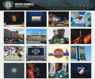 Briangundell.com(The Brian Gundell Graphic Design Co) Screenshot