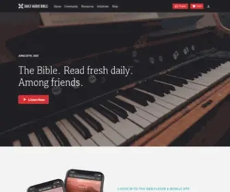 Brianhardin.com(Daily Audio Bible) Screenshot