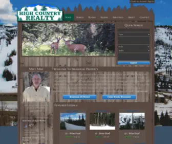Brianheadproperty.com(Brian Head) Screenshot