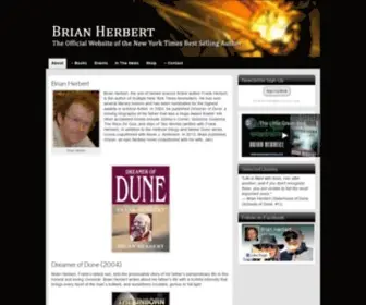 Brianherbertnovels.com(Brian Herbert) Screenshot