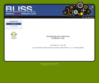 BrianjBlissdesign.com(Brian J Bliss Design Ltd) Screenshot