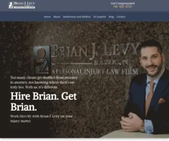 BrianjLevy.com(Car Accident Attorney) Screenshot