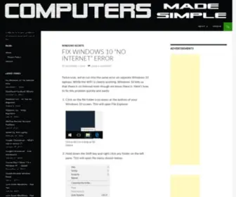 Brianmahoney.ca(Computers Made Simple) Screenshot