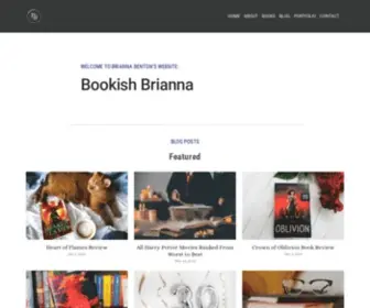 Briannabenton.com(Bookish Brianna) Screenshot