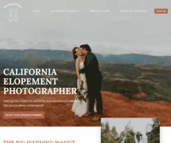 Briannaparksphoto.com(California Elopement Photographer) Screenshot