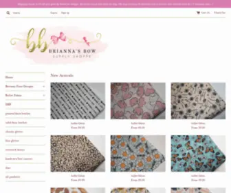 Briannasbowsupply.com(Brianna's Bow Supply Shoppe LLC) Screenshot