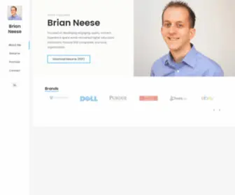 Brianneese.com(Brian Neese) Screenshot