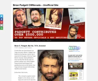 Brianpadgettcwnevada.com(Unofficial Site) Screenshot