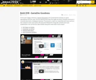 Brianpeek.com(BrianPeek) Screenshot