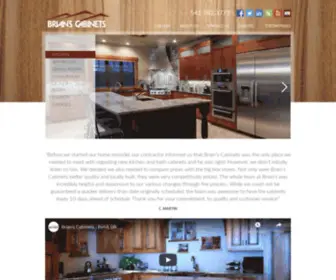 Brianscabinets.com(Brian’s Cabinets was established in 1977 and) Screenshot