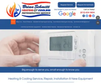 Brianschmitthvac.com(Heating & Cooling Repair) Screenshot