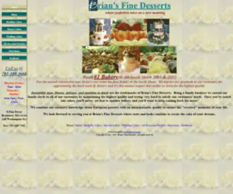 Briansfinedesserts.com(Brian's Fine Desserts) Screenshot