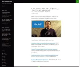 Briansherwin.com(Brian Sherwin's Blog) Screenshot