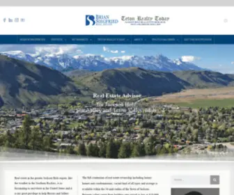 Briansiegfriedjh.com(Jackson Hole Real Estate) Screenshot