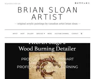 Briansloanartist.com(Brian Sloan) Screenshot