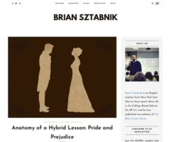 Briansztabnik.com(Brian Sztabnik) Screenshot