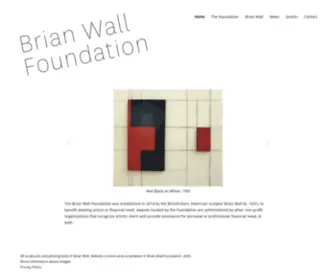 Brianwallfoundation.org(The Brian Wall Foundation) Screenshot