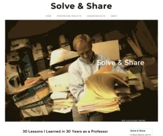 Brianwansink.com(Solve & Share) Screenshot