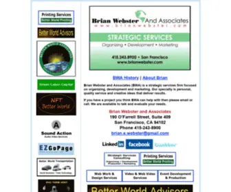 Brianwebster.com(Brian Webster and Associates) Screenshot