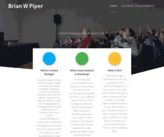 Brianwpiper.com(Brian W Piper) Screenshot