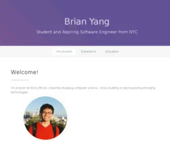 Brianyang.me(Brian Yang) Screenshot