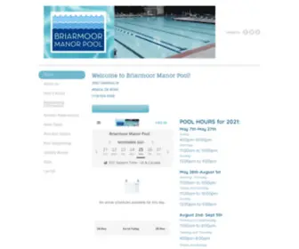 Briarmoormanorpool.com(We are a member's only Swim Club located in Atlanta) Screenshot