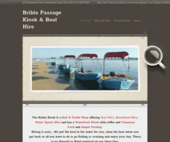 Bribiepassagekiosk.com(Bribie Passage Kiosk & Boat Hire) Screenshot