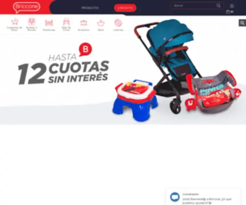 Briccone.com.ar(Todo lo que precisás para tu bebé) Screenshot