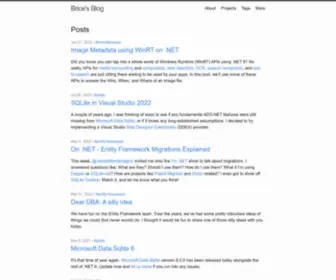Bricelam.net(Brice’s Blog) Screenshot