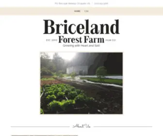 Bricelandforestfarm.com(Briceland Forest Farm) Screenshot